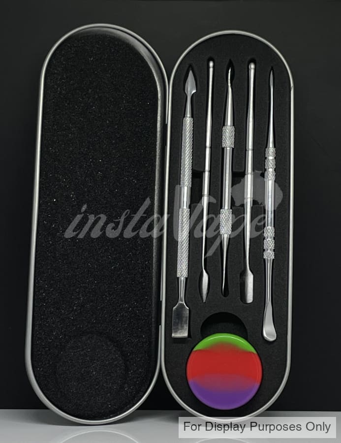 Dab Tool Set With Stash Container