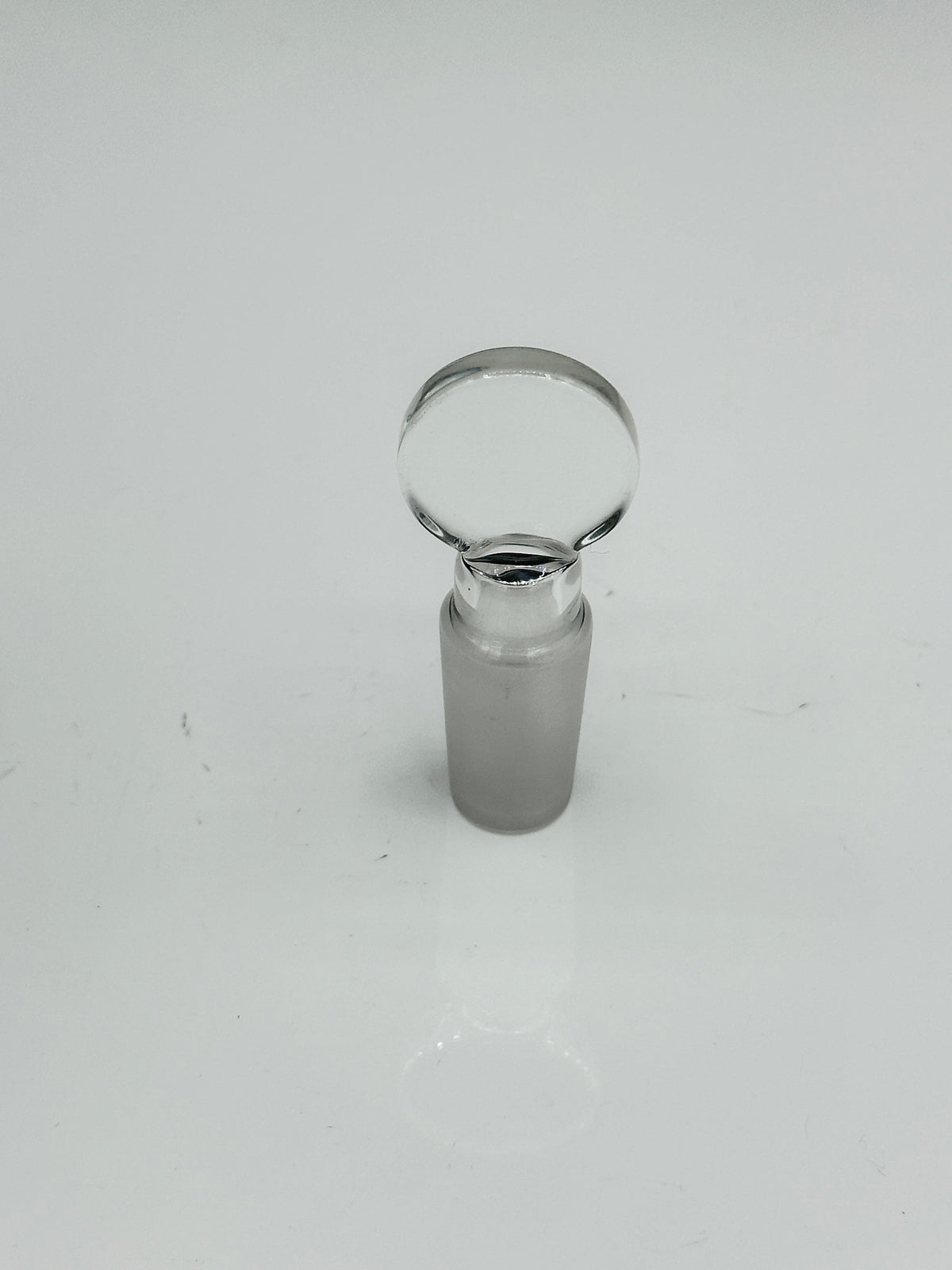 10Mm Or 14Mm Glass Stopper | Mega Globe Range Clear Coin Handle