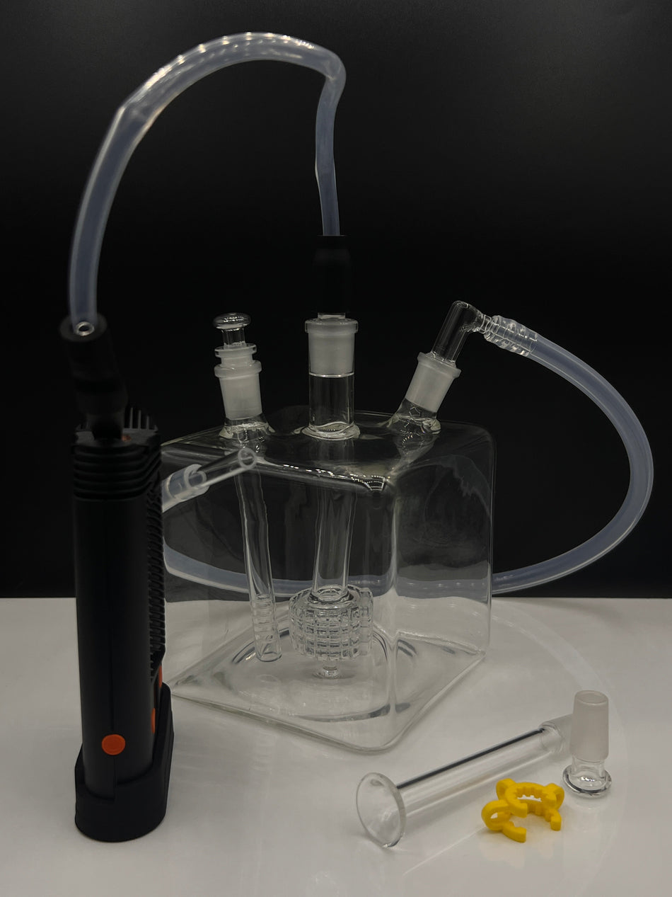 Mega Cube 14Mm Bubbler | Globe Collection