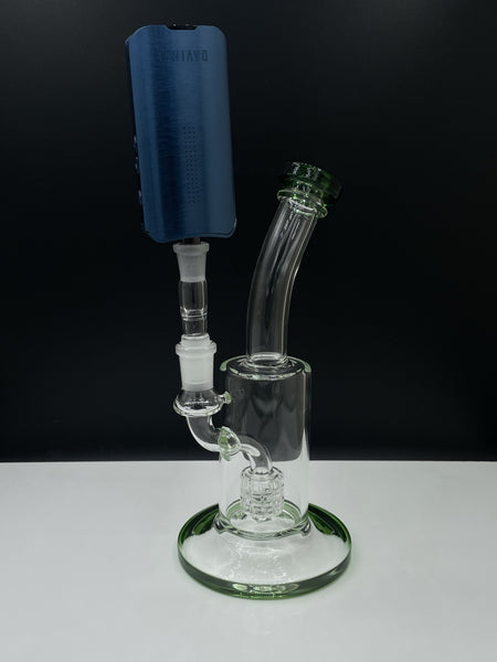 The Green Glass Bubbler - 14Mm | $115 + Free Shipping