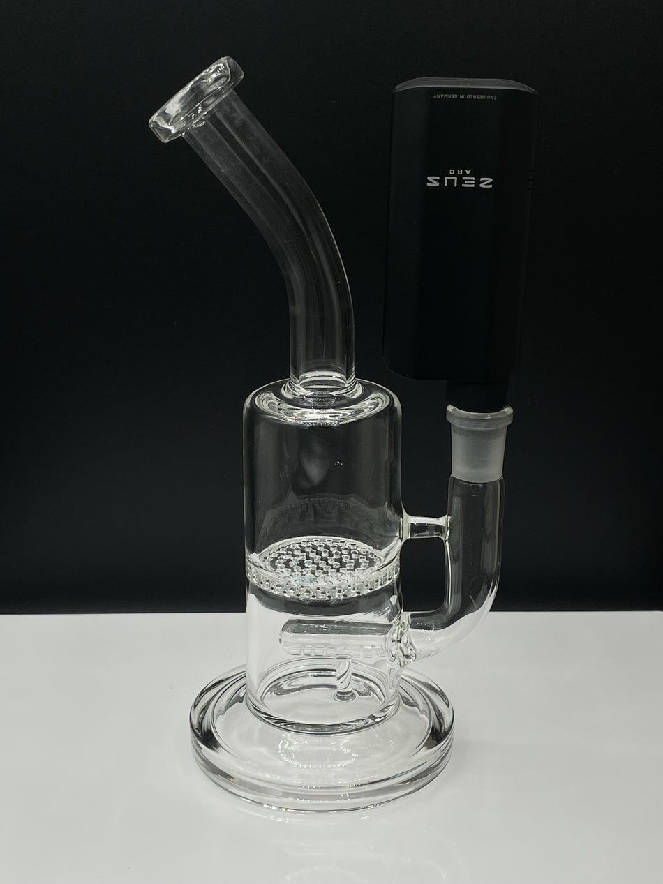 The Buzz - Honeycomb Percolator 14 Mm Female Joint Glass Bubbler